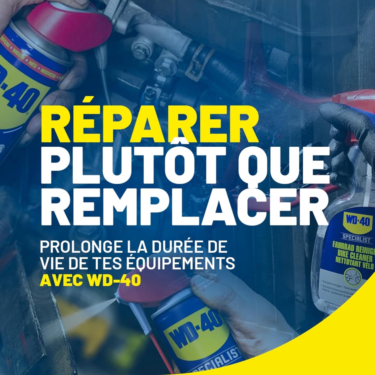 Produit Multifonction Spray Double Position Sans Silicone Non Conducteur Compatible Plastiques, Caoutchoucs, Tous Métaux 200 ML