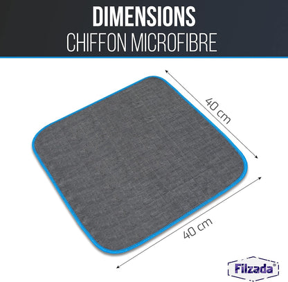 ® 6X Chiffon Microfibre Voiture - Chiffon En Nettoyage Ultra Absorbant 380 GSM Pour Voiture, Maison Et Fenêtre - 40X40Cm