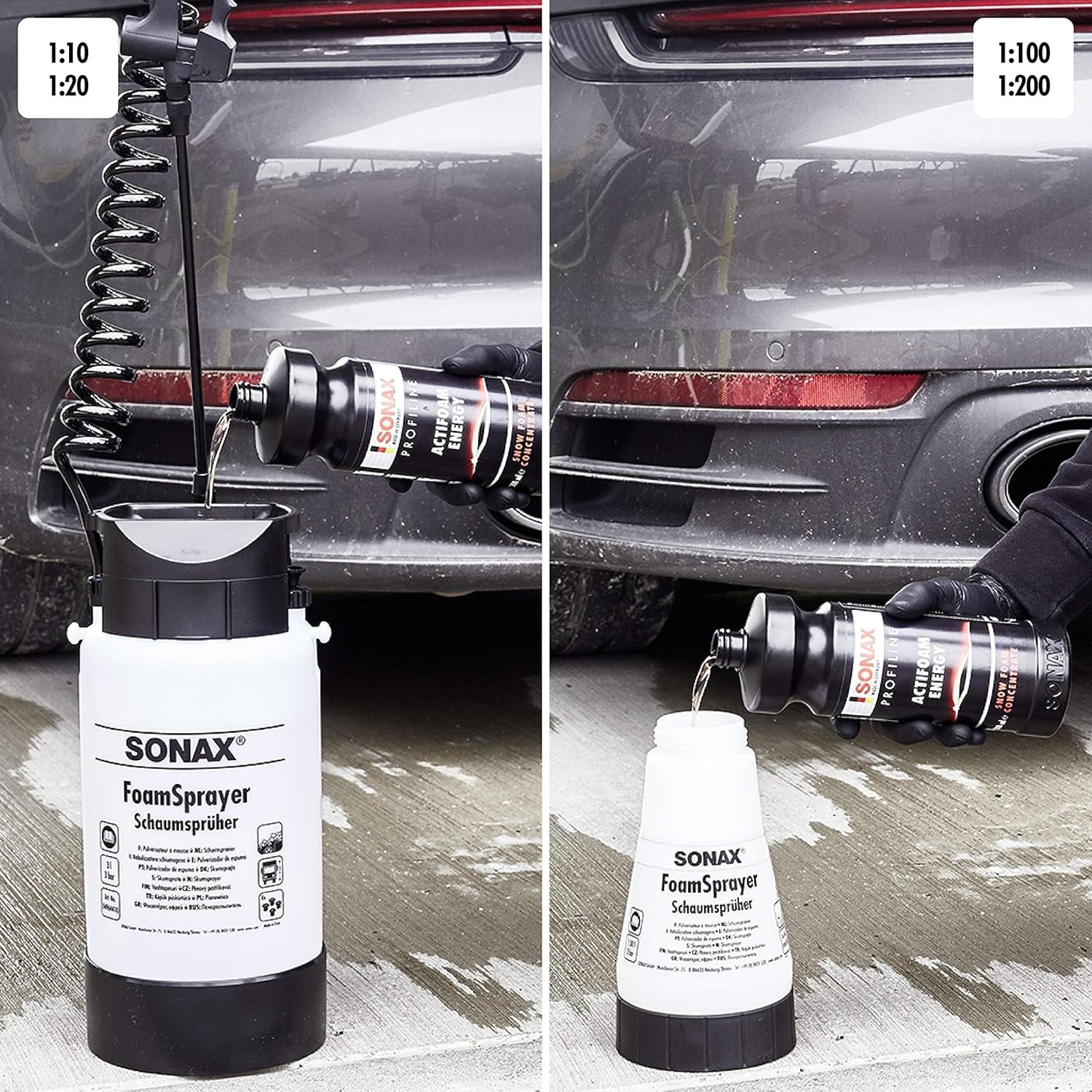 PROFILINE Actifoam Energy (1 Litre) Détergent Moussant Puissant Pour Lavage Manuel Des Véhicules Et Jantes | Réf: 06183000