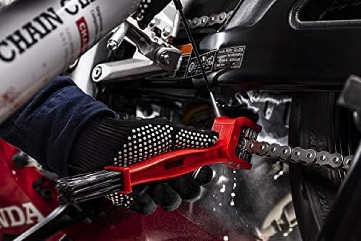 - Pack Entretien Chaîne Pour Moto Tout-Terrain - Off-Road Chain Care - CHAIN CLEANER 750 Ml + X-TREM CHAIN OFF-ROAD 750 Ml + Une Brosse De Chaîne, Manta