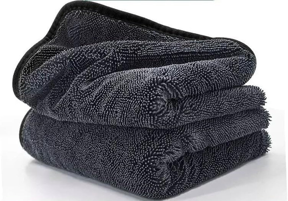 Lot De 6 Chiffons En Microfibre Pour Nettoyage De Voiture, Chiffons De Polissage De Qualité Supérieure, Nettoyage Non Pelucheux, Pour Voiture, Moto, Maison, Camping (40 X 30 Cm)
