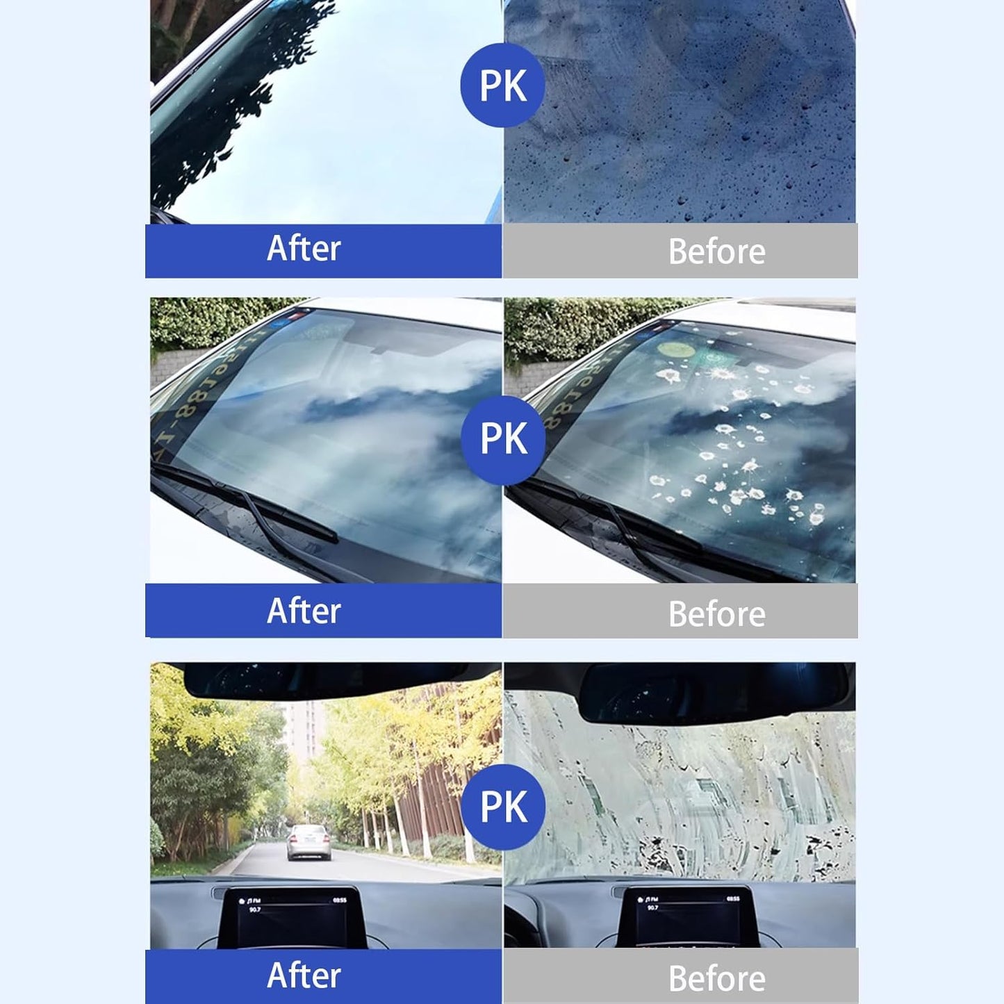 Lave Glace Concentré Pastille,50Pc Pastille Lave Glace Voiture,Nettoyant Pare Brise,Pastille Lave Glace Pour Pare-Brise,Effervescent Voiture,Lave Glace Voiture,Verre De Pare-Brise Nettoyage Détergent