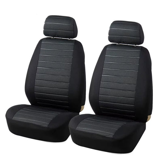 Universal Car Seat Covers Full Set Cloth Set for Most Sedans Vans Suvs Trucks Car Seat Protector Front and Rear Back Seat Covers