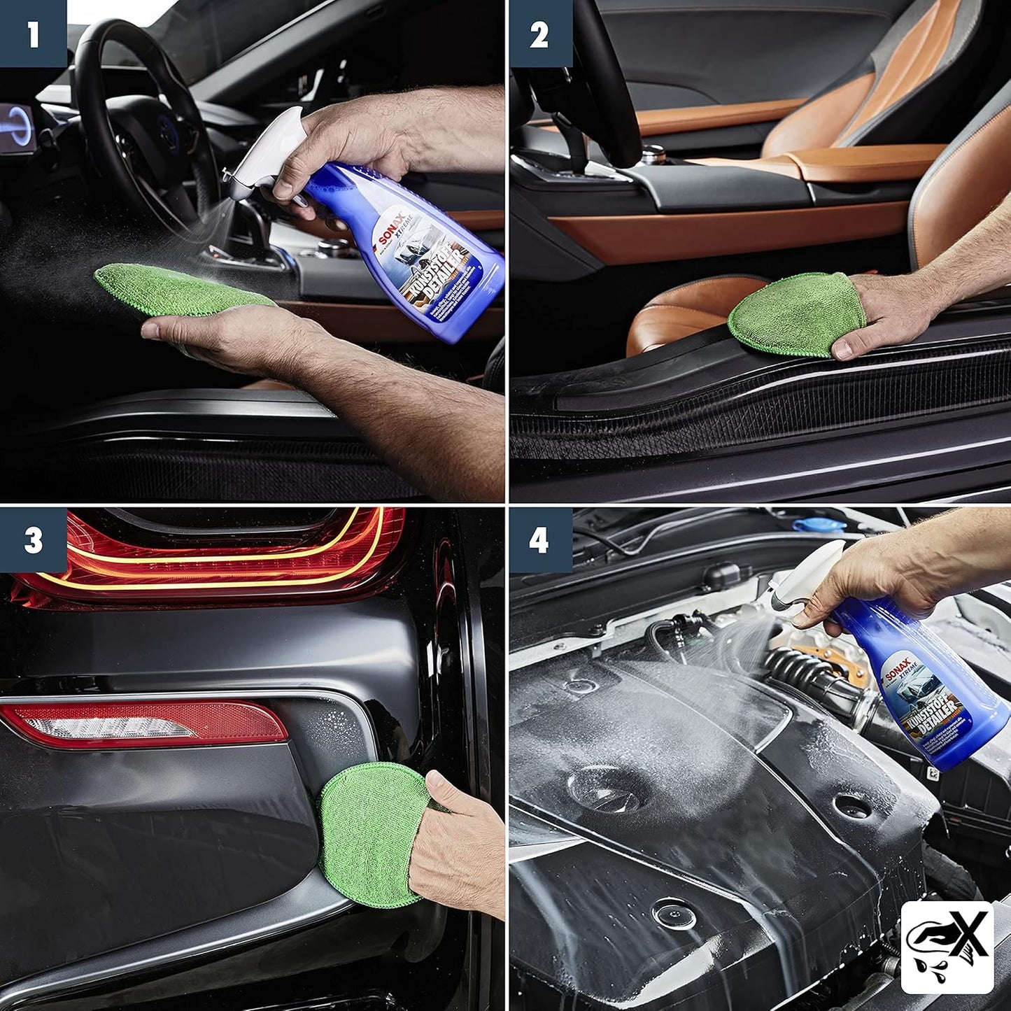 Xtreme 02552410 Produit D’Entretien Pour Plastiques Intérieurs Et Extérieurs Nettoie, Entretient Et Protège L'Ensemble Du Véhicule (500 Ml)