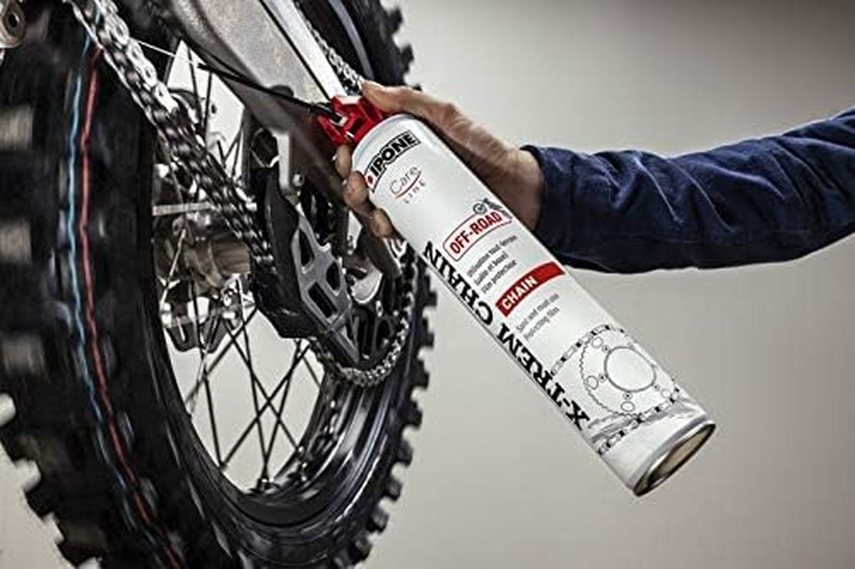 - Pack Entretien Chaîne Pour Moto Tout-Terrain - Off-Road Chain Care - CHAIN CLEANER 750 Ml + X-TREM CHAIN OFF-ROAD 750 Ml + Une Brosse De Chaîne, Manta
