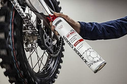 - Pack Entretien Chaîne Pour Moto Tout-Terrain - Off-Road Chain Care - CHAIN CLEANER 750 Ml + X-TREM CHAIN OFF-ROAD 750 Ml + Une Brosse De Chaîne, Manta